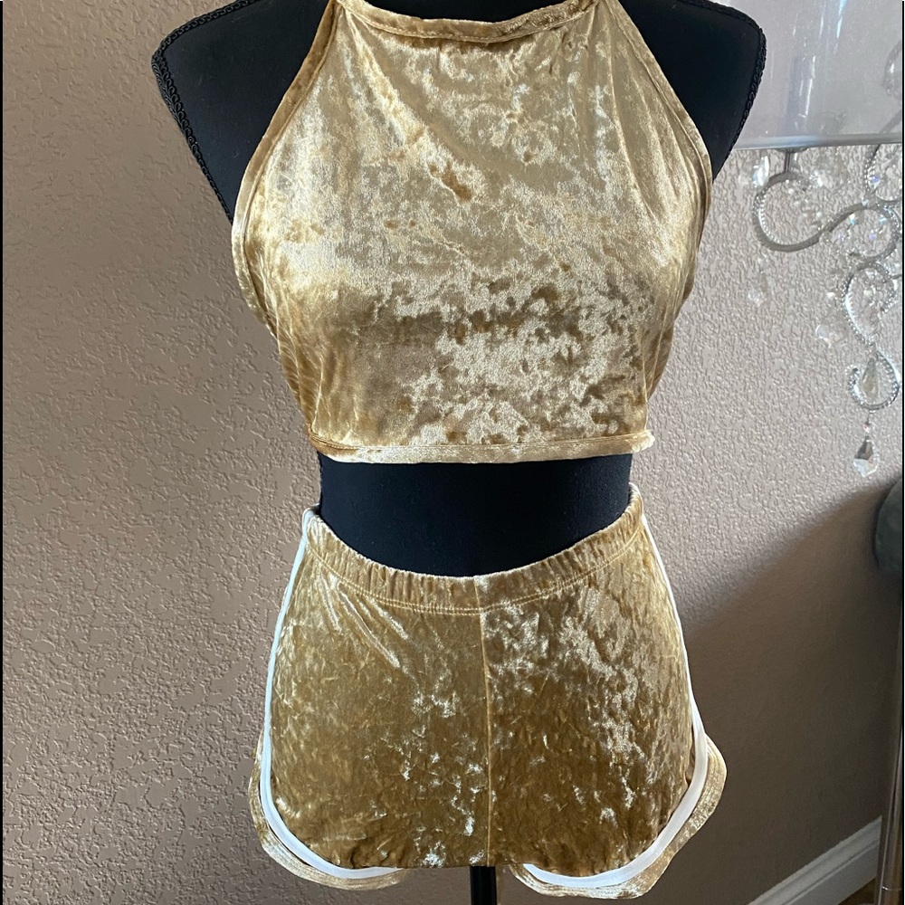 Halter and Shorts Set